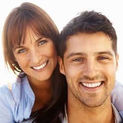 A Man and a Woman underwent a brow lift procedure.